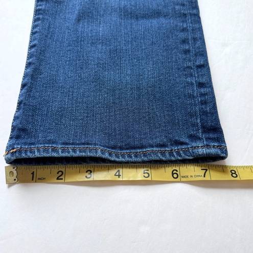 American Eagle  Artist Crop Jeans 14 Womens Studs Stretch Medium Wash Denim Ankle