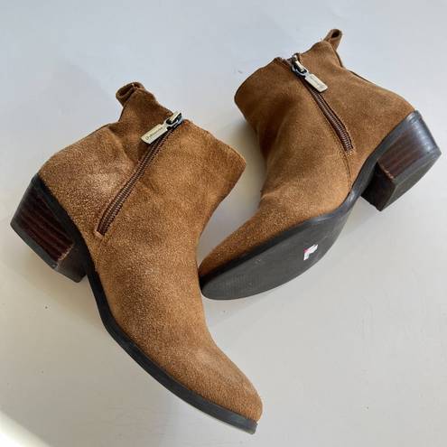 Blondo  Sydney Waterproof Brown Ankle Boots Booties Women’s Size‎ 5.5M Block Heel