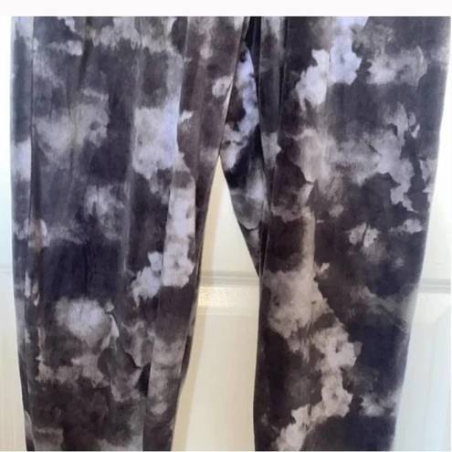 Three Dots  velour Jogger with pockets  size small