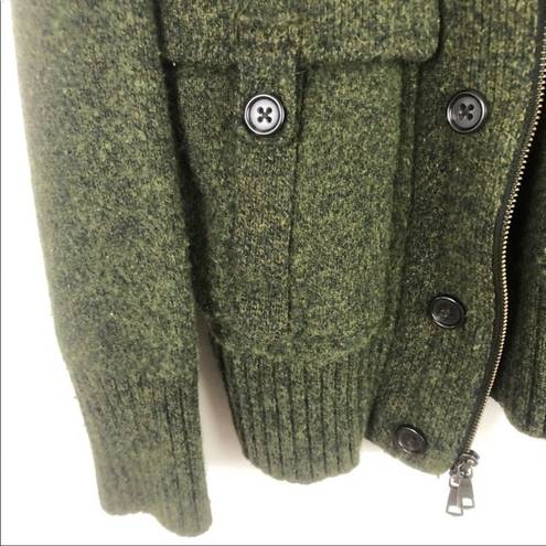 Banana Republic  Military Green Wool Blend Jacket