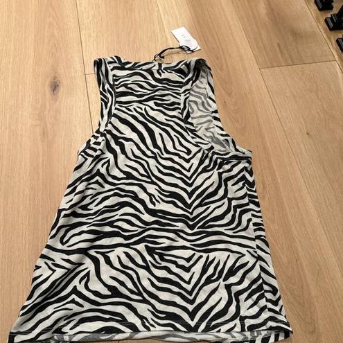 Z Supply NWT  Zebra Print Tank