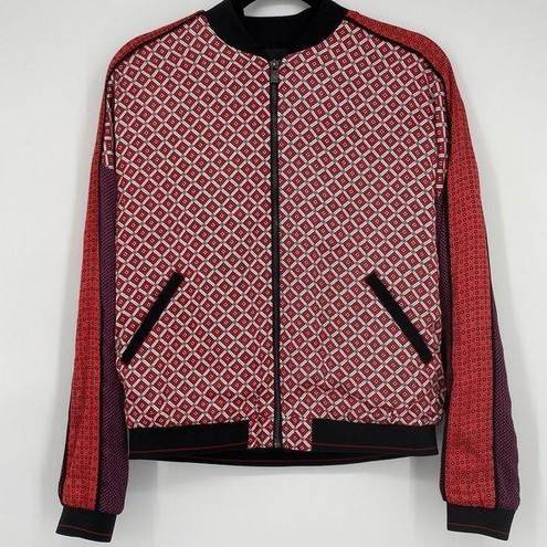 Scotch & Soda  Maison Scotch Mixed Pattern/Print Bomber Jacket Size XS