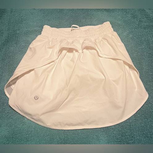 Lululemon  Hotty Hot High-Rise Skirt Long White Women's Size 0