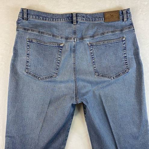 Krass&co Lauren Jeans . Ralph Lauren Womens Sz 14W Straight Leg medium wash Jean