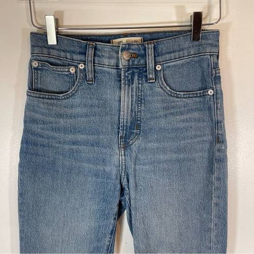 Madewell  The Perfect Vintage Jean Medium Wash Distressed High Rise Size 24