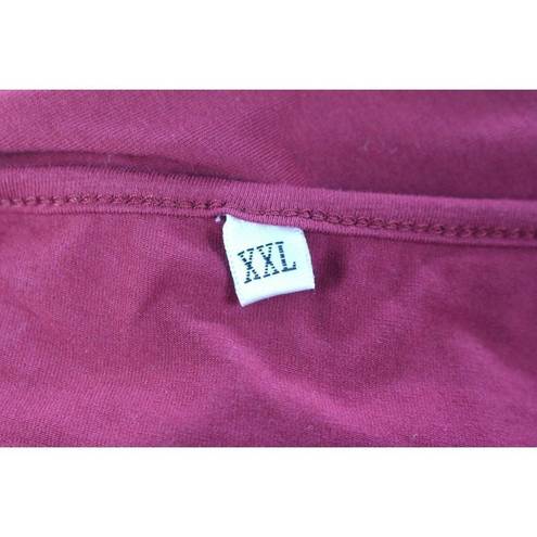 One Piece ladies burgundy  body blouse size XXL