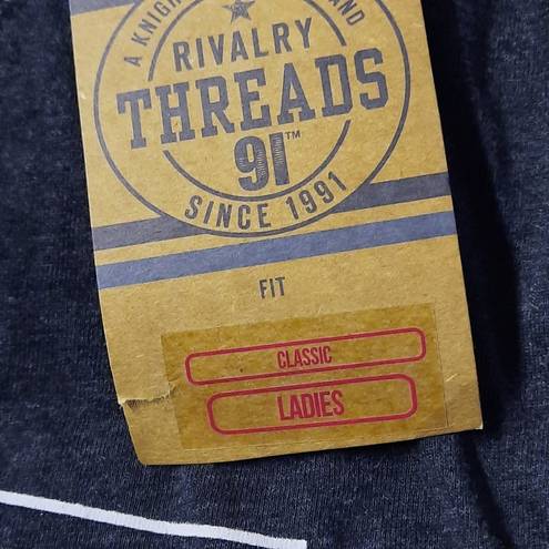 Rivalry Threads UNO University of Nebraska Omaha Mavericks T-shirt Ladies Large Gray