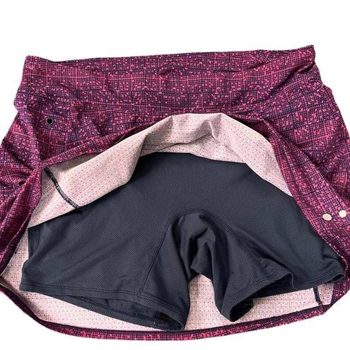 L.L.Bean  Skort Pink and Blue Size Medium Regular