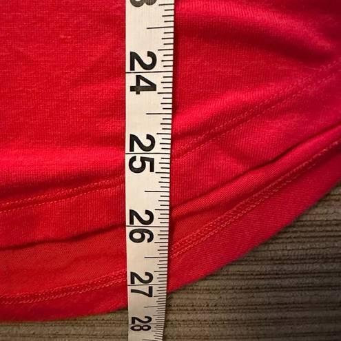 Athleta  Red oversized tank t-shirt size xs