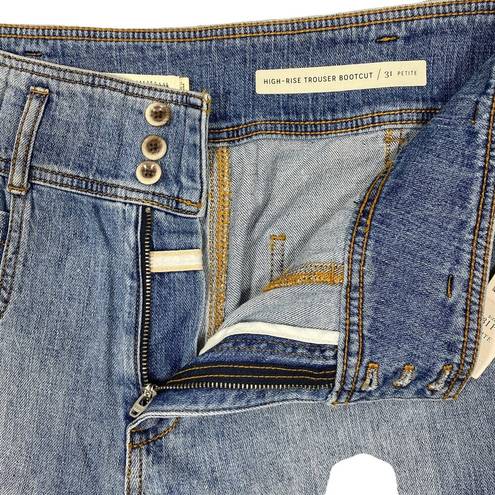 Pilcro  Jeans Size 31P High Rise Bootcut Trouser Light Stretch Anthropologie NEW!