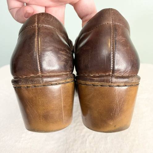 Ariat  Women's Brown Leather Slip On Ashbourne Clog Shoes Size 11B