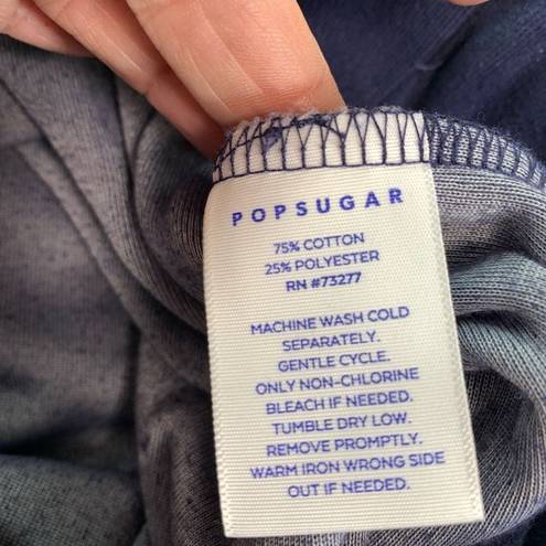 Popsugar  Navy Blue Velour Jogger Pany Size Small