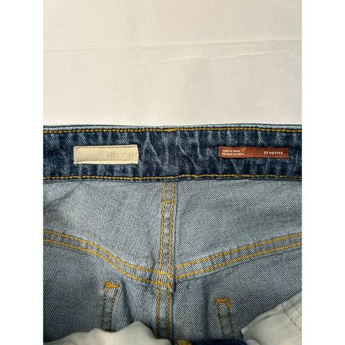 Pilcro  by Anthropologie vintage straight 27 petite blue jeans