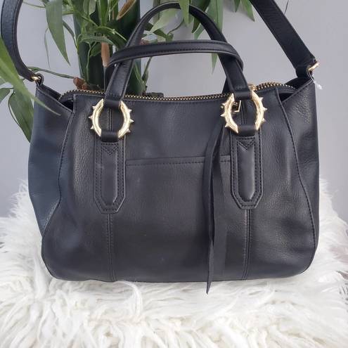 Aimee Kestenberg  Black Soft Leather Shoulder Bag