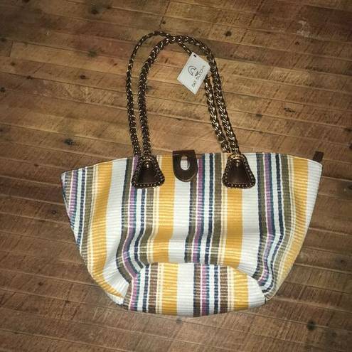 Big Buddha  woven tote, BNWT