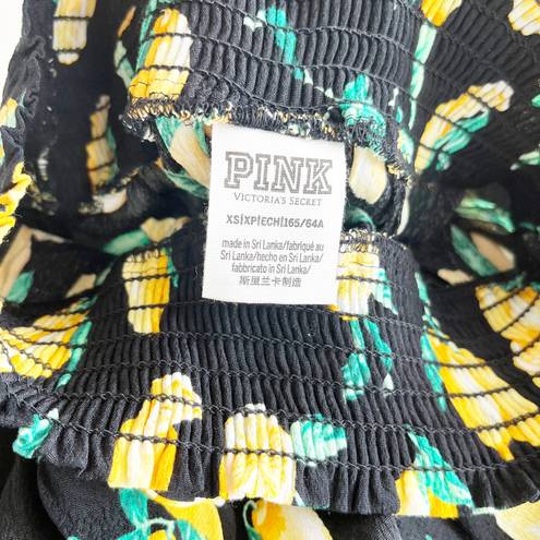 PINK - Victoria's Secret Pink by Victoria Secret Black Yellow Lemon Print Shorts