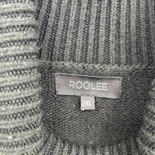 Roolee  Black Knit Turtleneck Sweater Size 2XL