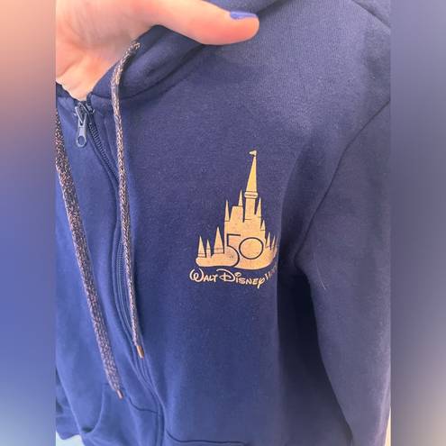 Disney Walt  World 50th Anniversary Zip up Hoodie