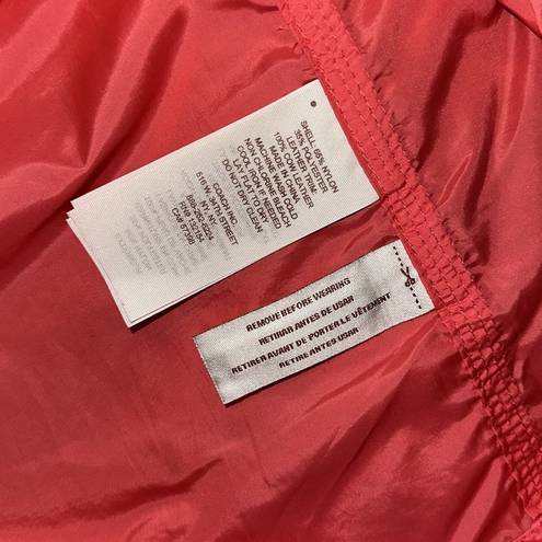 Coach AUTHENTIC  SALMON PINK WINDBREAKER RAIN JACKET