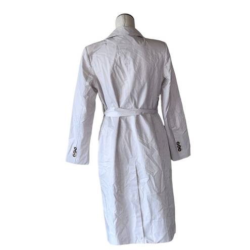 Bagatelle NWT  Collection Trench  Coat White/Cream / Latte Double Breasted M