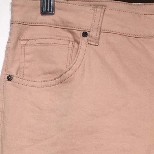 Harper  Mid Rise Zipper Ankle blush pink jeans 30