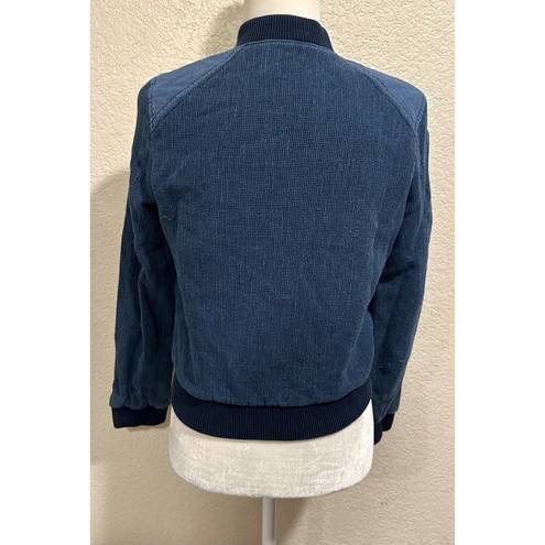 Fossil Blue Bomber Jacket