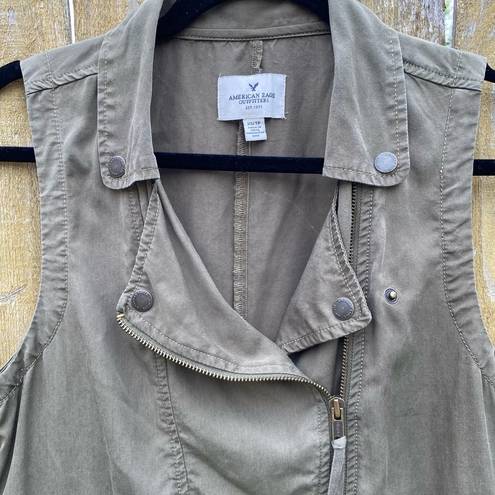 American Eagle  Olive Green Utility Vest Sz XS