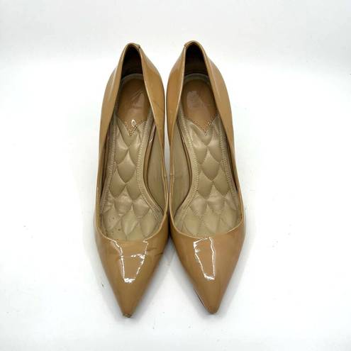 Brian Atwood  Beige Patent Leather Pumps 8 US