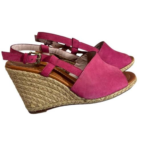 Kate Spade  Espadrille Wedge Sandals Pink 10