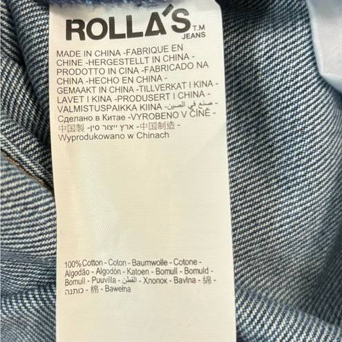 Rolla's The Original Straight Jean High Rise 100% Cotton Size 29