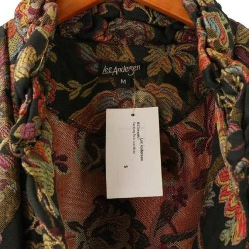 Lee NWT  Andersen Patchwork Tapestry Tuck Coat Long Duster Jacket M