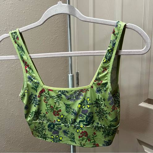 Anthropologie Daily Practice by  Printed Square-Neck Bralette