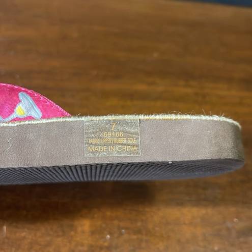 J.Crew  Women’s Margarita pink flip flops size 7