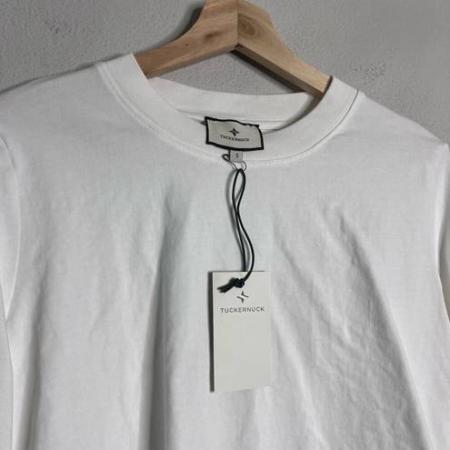 Tuckernuck  NEW Adler White Boxy Swing T-shirt Size S