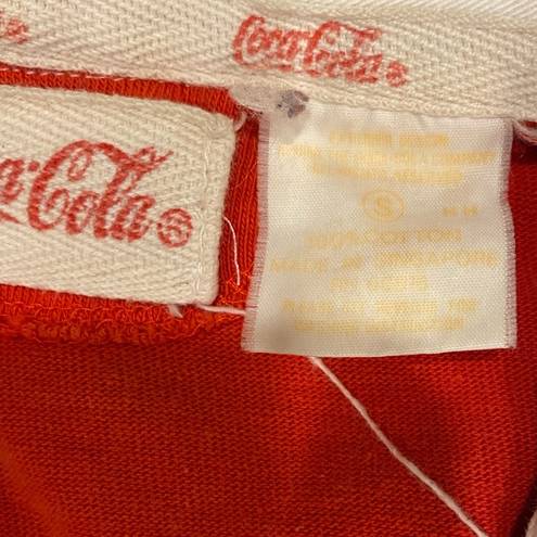 Coca-Cola Vintage  90s retro collared polo shirt Small