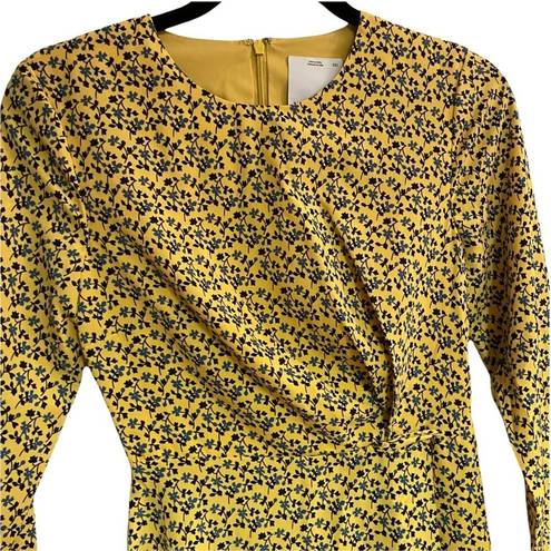 C/MEO COLLECTIVE NEW Cameo Collective Sanguine Long Sleeve Dress - Yellow Floral