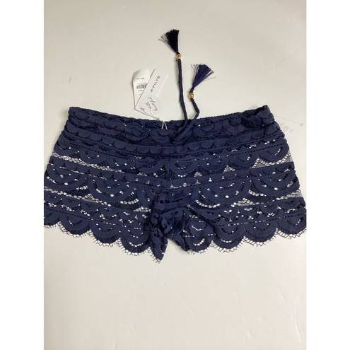 PilyQ New.  blue lace shorts.  XS/S