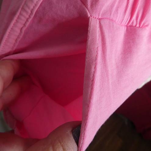 N: Philanthropy Pink Powder Romper Keyhole Shorts Tie Waist
