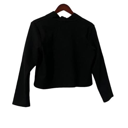 Oak + Fort  Black Vneck Sweater Top