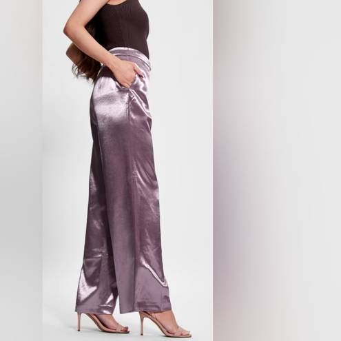 Guess NWT  Brisilda Satin Pants Color rosy violet SIZE M