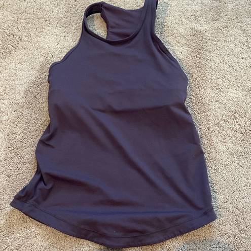 Lululemon purple  tank top with built in bra