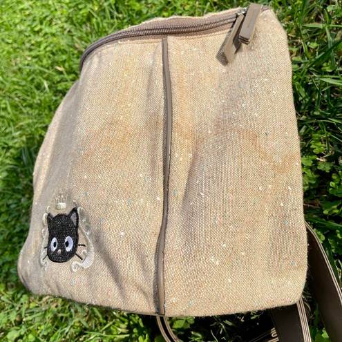 Sanrio  Chococat Light Brown Beige Tweed Backpack