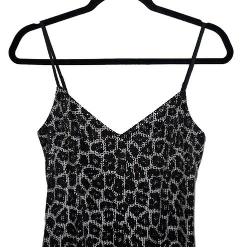 L'AGENCE NWT L’AGENCE Leopard Sequined Mini Dress