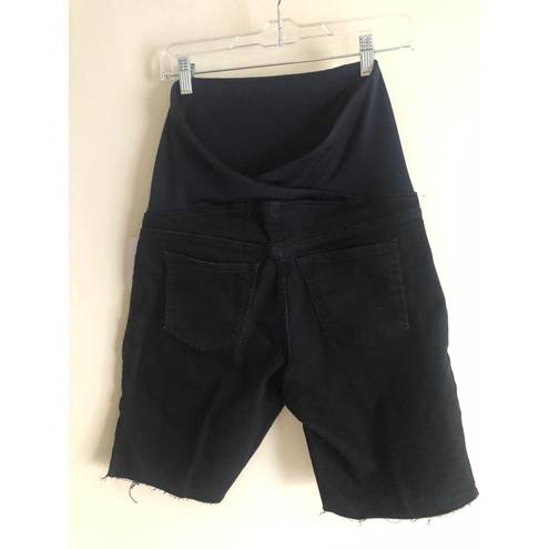 Isabel Maternity Jean Shorts Cross over Panel Womens Size 8 NWT