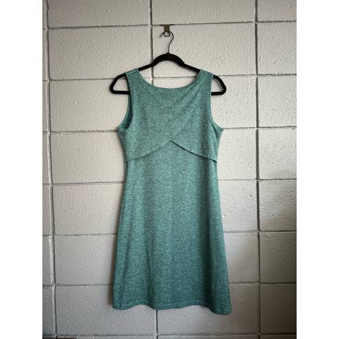 Patagonia Womens  Seabrook Heather Green Sleeveless Stretchy Dress 50 SPF size S