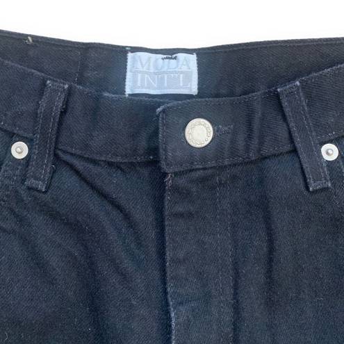 Moda Vintage  International The London Jean Black High Waisted Mom Denim Size 8