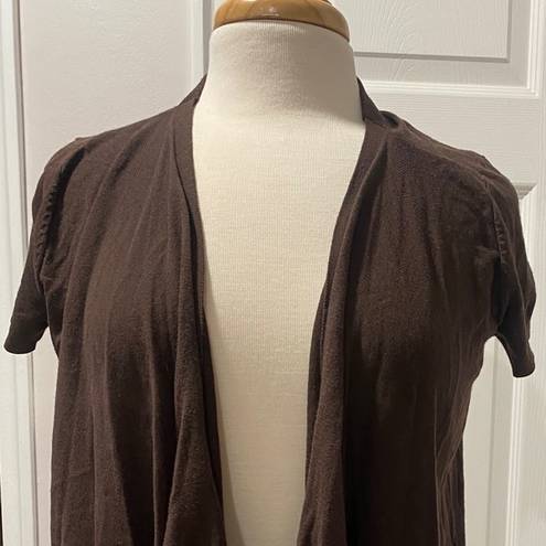 Michael Kors  Short Sleeve Cardigan PS Brown