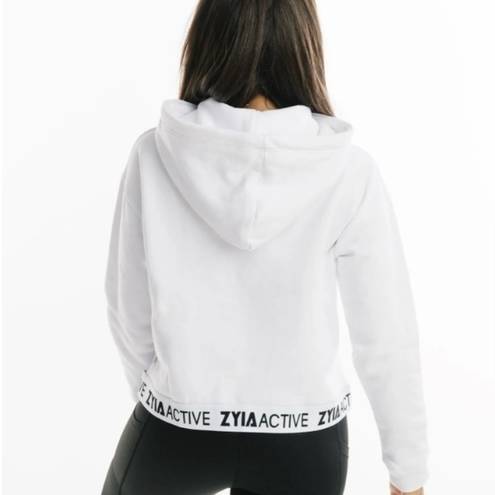 Zyia  Active White Hoodie