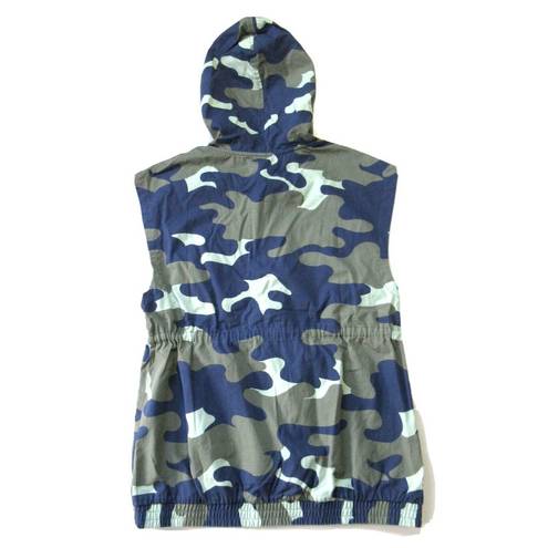 American Eagle NWT Offline Aerie  Cotton Cargo Vest in Camouflage Utility Hood S