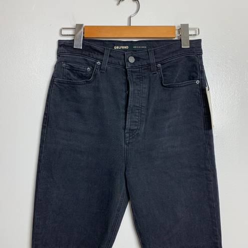 GRLFRND Black Super High Rise Piper Slim Crop Jeans NWT Sz 27